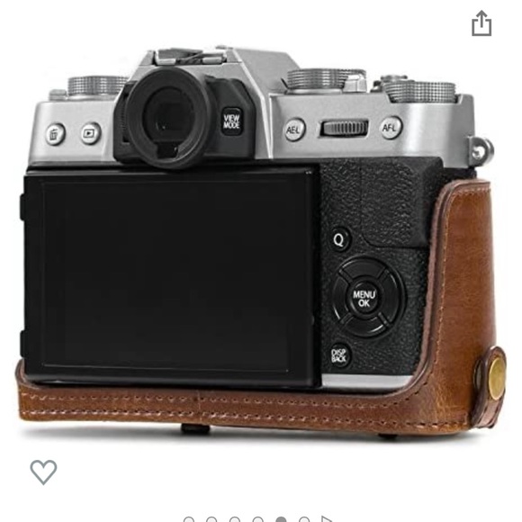 MegaGear Ever Ready Leather Camera Case and Strap Compatible with Fujifilm - Picture 5 of 8